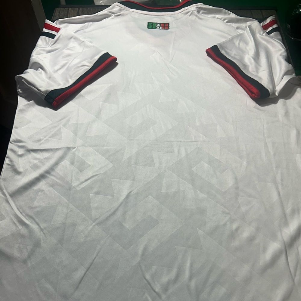 ADIDAS MEXICO National Team Men's White JERSEY Sz M,L,XL, or XXL New w tags - Picture 2 of 6